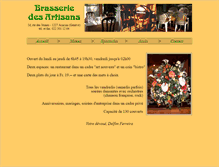 Tablet Screenshot of brasseriedesartisans.ch